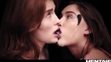 All the way through two girls 2